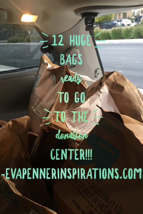 12 Huge Bags to Donate